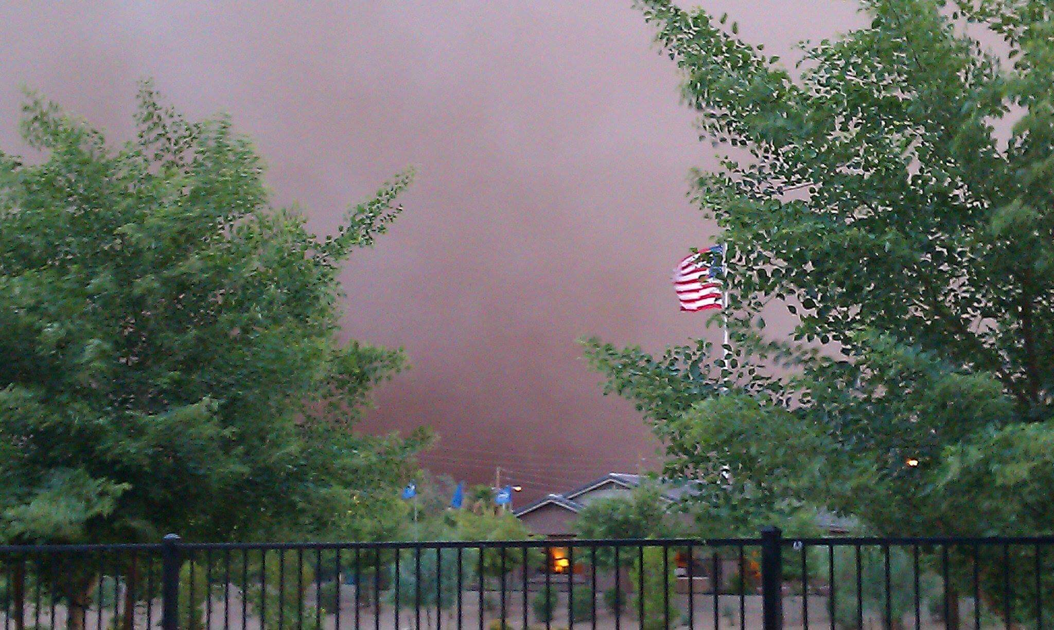 A haboob view from my backyard last summer
