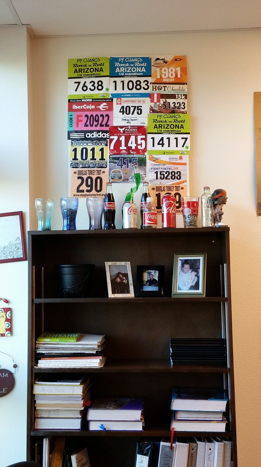 My bib board makes my classroom complete :) (don't mind my soda collection lol!)