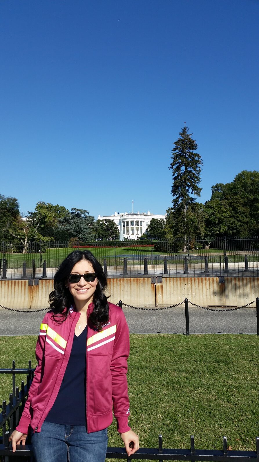 Taking my new jacket for a stroll by the White House--nbd.