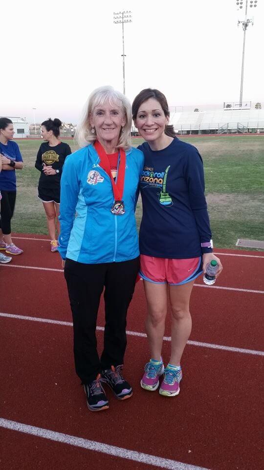 Ila and her Triple 7 Quest medal (and me :) )