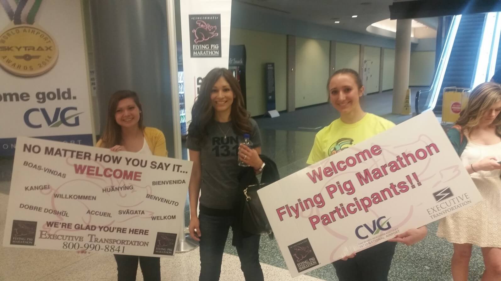 The Welcoming Crew (these volunteers were great!)