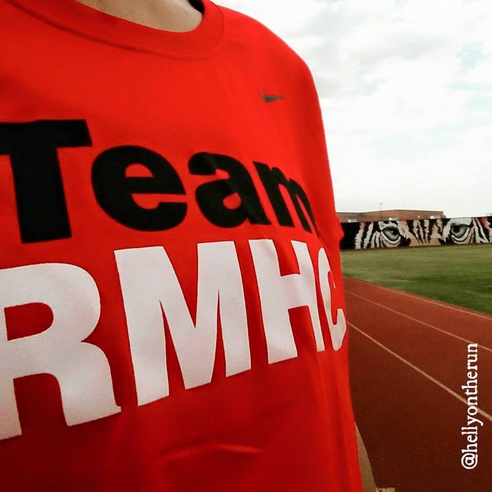 4 miles at the track #TeamRMHC