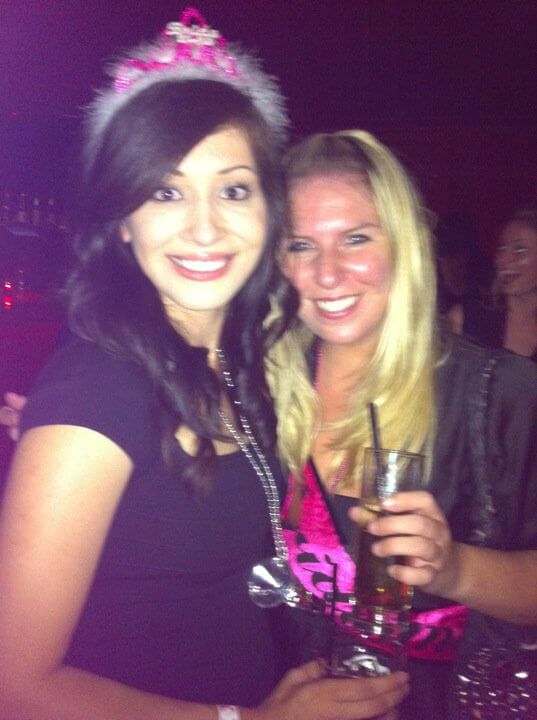 One of my roomies at my bachelorette <3