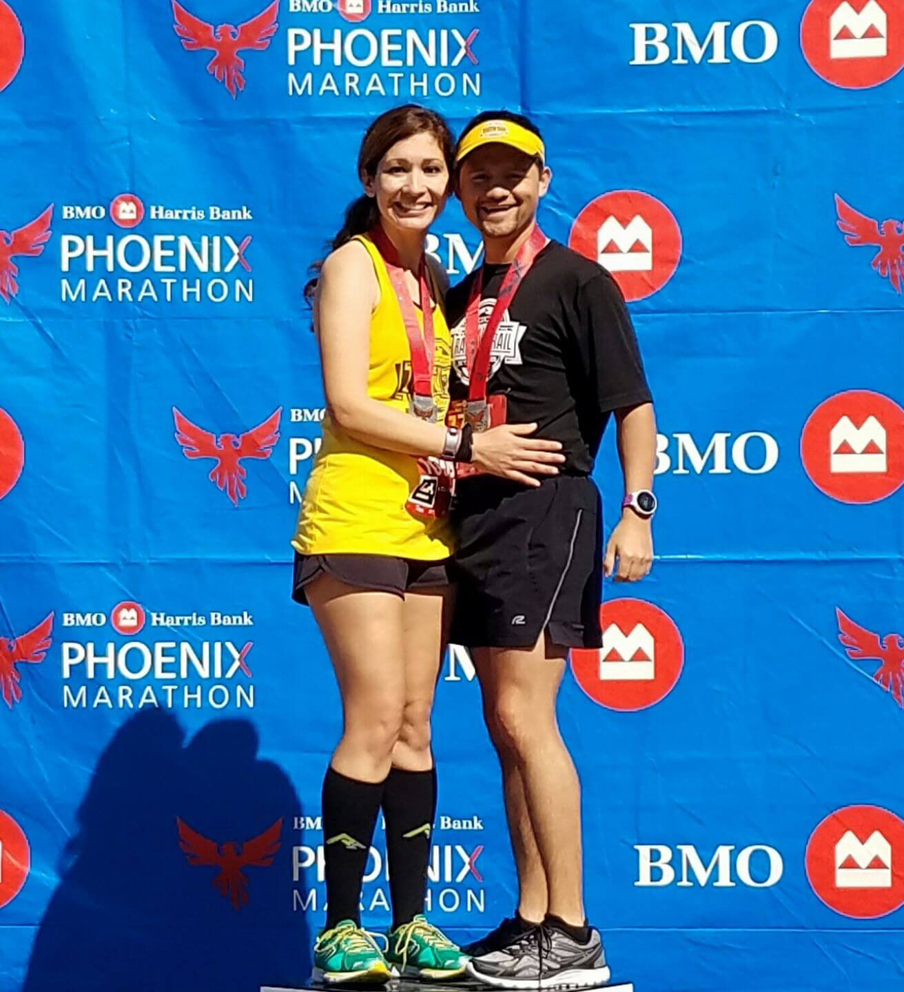 Me and my 3:17 marathoner <3 