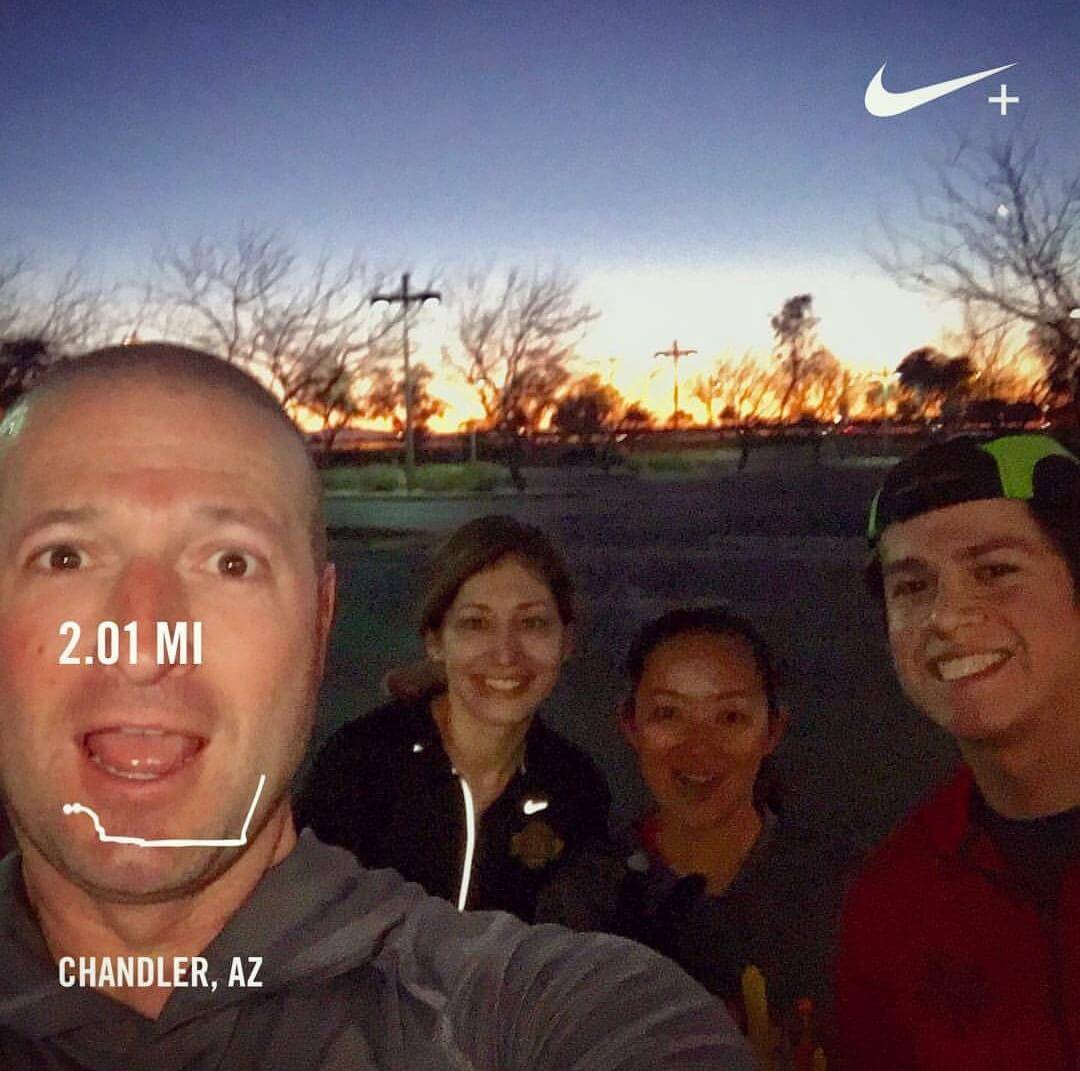 Shakeout run with the Texas gang